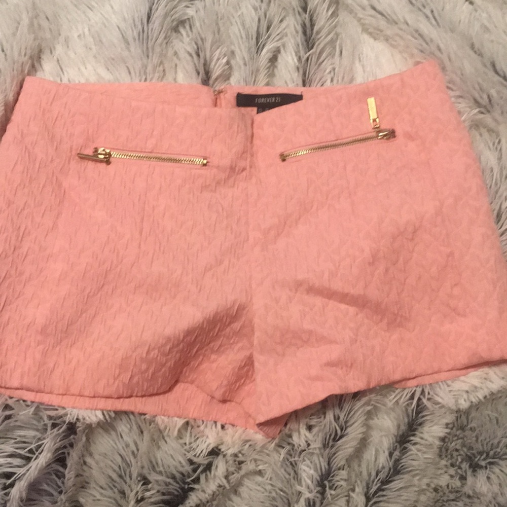 NEW XS Pink Jacquard Fashion Shorts Sz 0